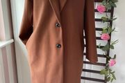 coat Bnwt brown coat Made in Italy brand size small