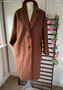coat Bnwt brown coat Made in Italy brand size small
