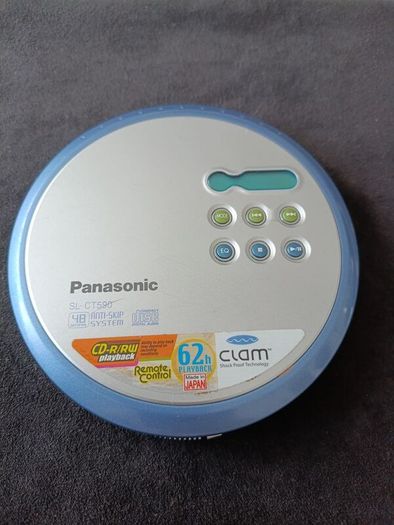 Panasonic Personal Portable CD Player SL CT590EB S