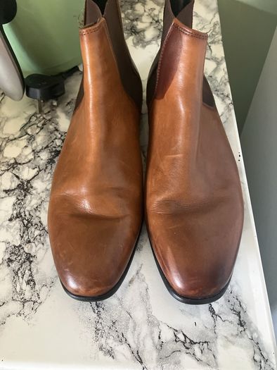 Leather boots