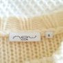 New Look Cream Knit Crop Jumper - Size 6 Image 4