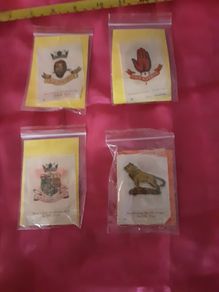vintage silk ensigns: militaria