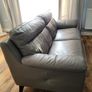 Leather 3 Seater Sofa Image 2