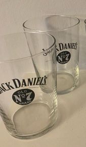 Rare Jack Daniel's 1/2 Litre Glasses Set (2)