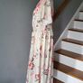 Temu cream floral dress, Size 2XL / UK20 Image 3