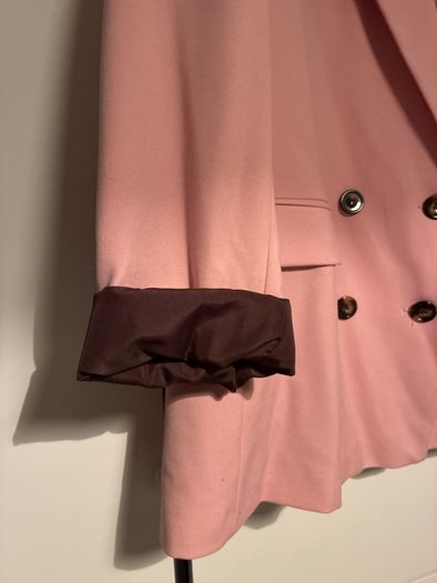River Island Pink double breasted blazer