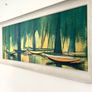 Vintage Retro Mid Century original Framed Art - William Rutledge Image 3