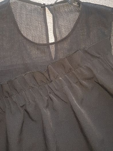 Zara ladies size xs / uk8 black top