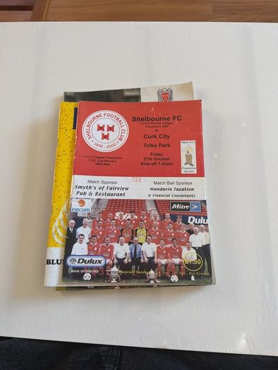 Shelbourne F.C. Football Programmes. Bundle. 24. Late 1990s Early 2000s.