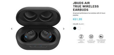 JLab JBuds Air True Wireless Earbuds