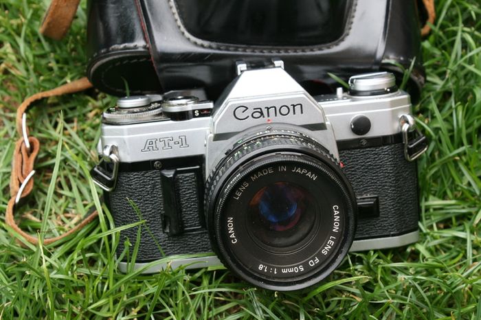 Canon AT-1 with 50mm F1.8 Ideal Student / Starter 35mm Film Camera
