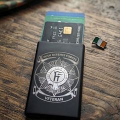 Irish Defence Forces Veteran Slim RFID Card Wallet