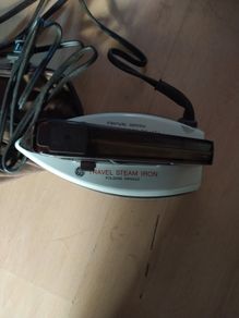 Vintage General Electric travel iron from Canada
