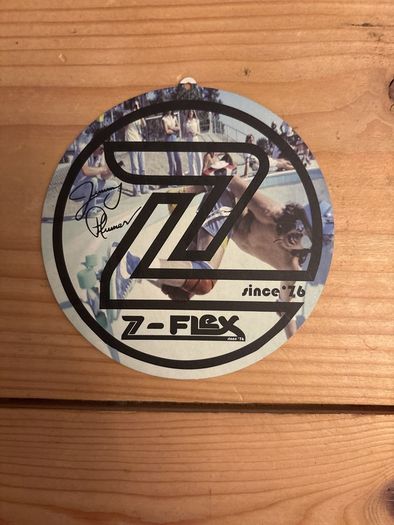 Kick ouch Z Flex Jimmy Plumber skateboard