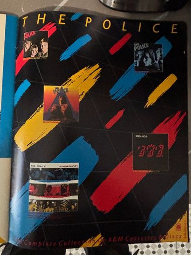 The Police 1983 Tour Program