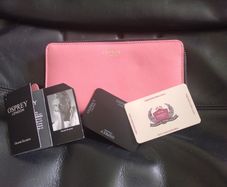 Designer OSPREY Graeme Ellisdon Real Leather Purse Brand New