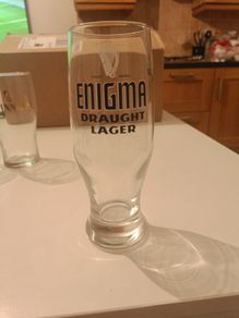 Enigma draught lager