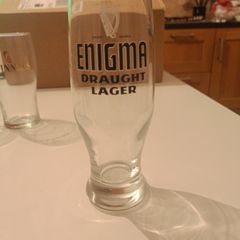 Enigma draught lager