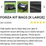 Forza XL kit/training bag - All info and sizes in pics. Brand new, never used, only selling as ordered too big a size. Image 5