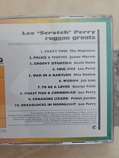 Lee Scratch Perry CD - Reggae Greats