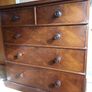 Mahogany Set of Drawers Image 2