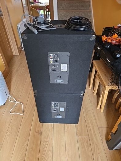 Evolution EL-SUB-15A Active 15" PA Subwoofers - Pair Available