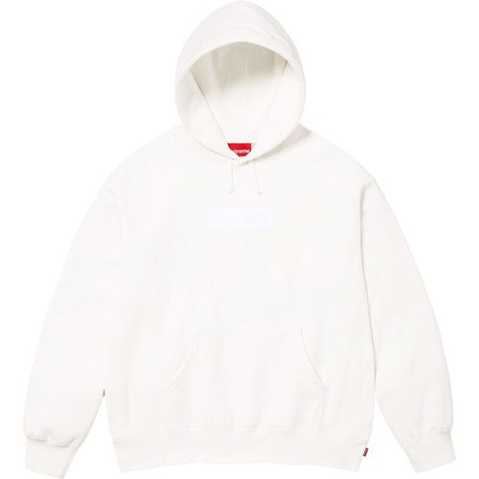 Supreme Box Logo Hoodie FW23 White Size LARGE L