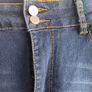 Distressed Jeans with Double-button Waistband Image 2