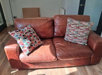 Leather sofa