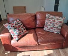 DeCoro leather sofa