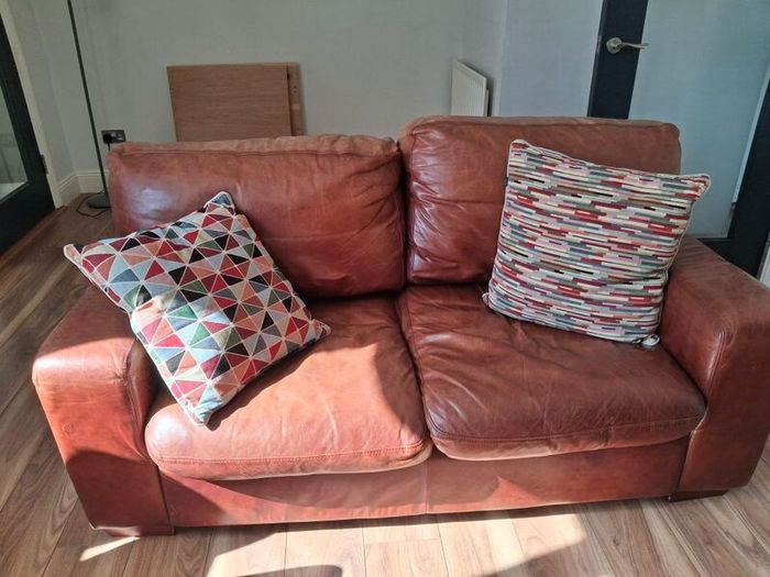 Leather sofa