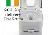 20L Portable Flush Outdoor Toilet for Camping Caravan Mobile