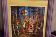 Babes in the Woods by Carol Lawson Framed