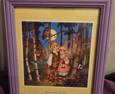 Babes in the Woods by Carol Lawson Framed