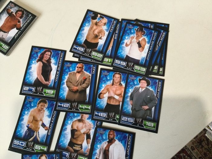 WWE wrestling cards