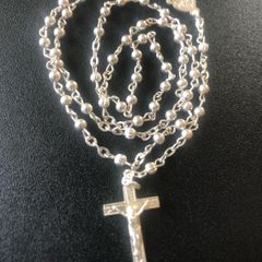 sterling silver rosary beads