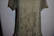 Cellbes khaki lace tunic size UK14/16 EU42/44 Postage included