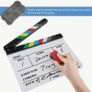 Clapper Board for Film or Video, with Dry Eraser and Whiteboard Marker. Image 2