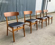 Mid Century Danish Farstrup dining chairs - Warehouse and Showroom open Saturday 8th August 12 til 4pm