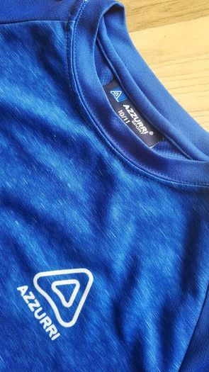 Azzurri sport kids blue jersey