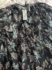 floral mid length dress