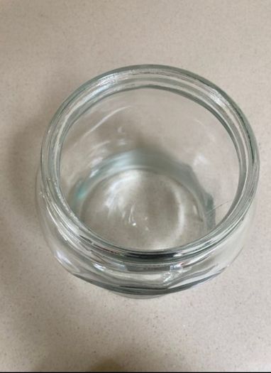 Chocolate Glass Jar 70's # 4