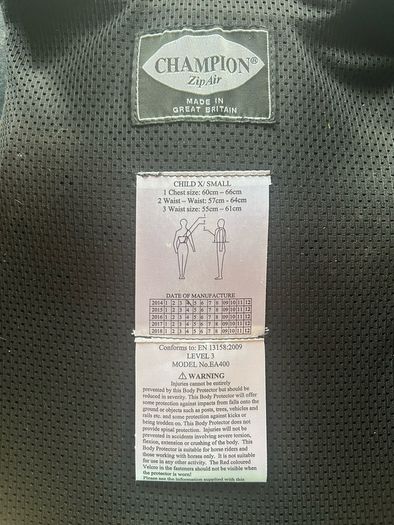 Equestrian Back Protector