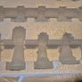 Glass Chess Set With Clear and Opaque Pieces Image 4