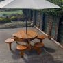 Garden picnic table Image 3