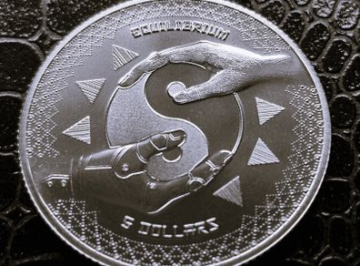 Tokelau 2020 Equilibrium (Yin-Yang) Silver  1 oz .999 coin