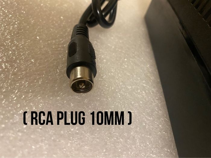 Brand-new 48V Charger RCA 10mm Connector Output 48V 2A Electric Bike Powerboard Lithium Battery Charge Ebike, Scooter