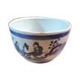 Antique Chinese porcelain lidded jar 19th Century scholars in a landscape Image 9