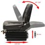 Forklift & Tractor Seat with Suspension Image 8