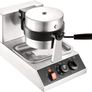 Commercial Belgian Waffle Maker 1300W Round Stainless Steel Image 3